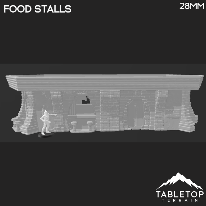 Tabletop Terrain Building Food Stalls - Ord Ferrum