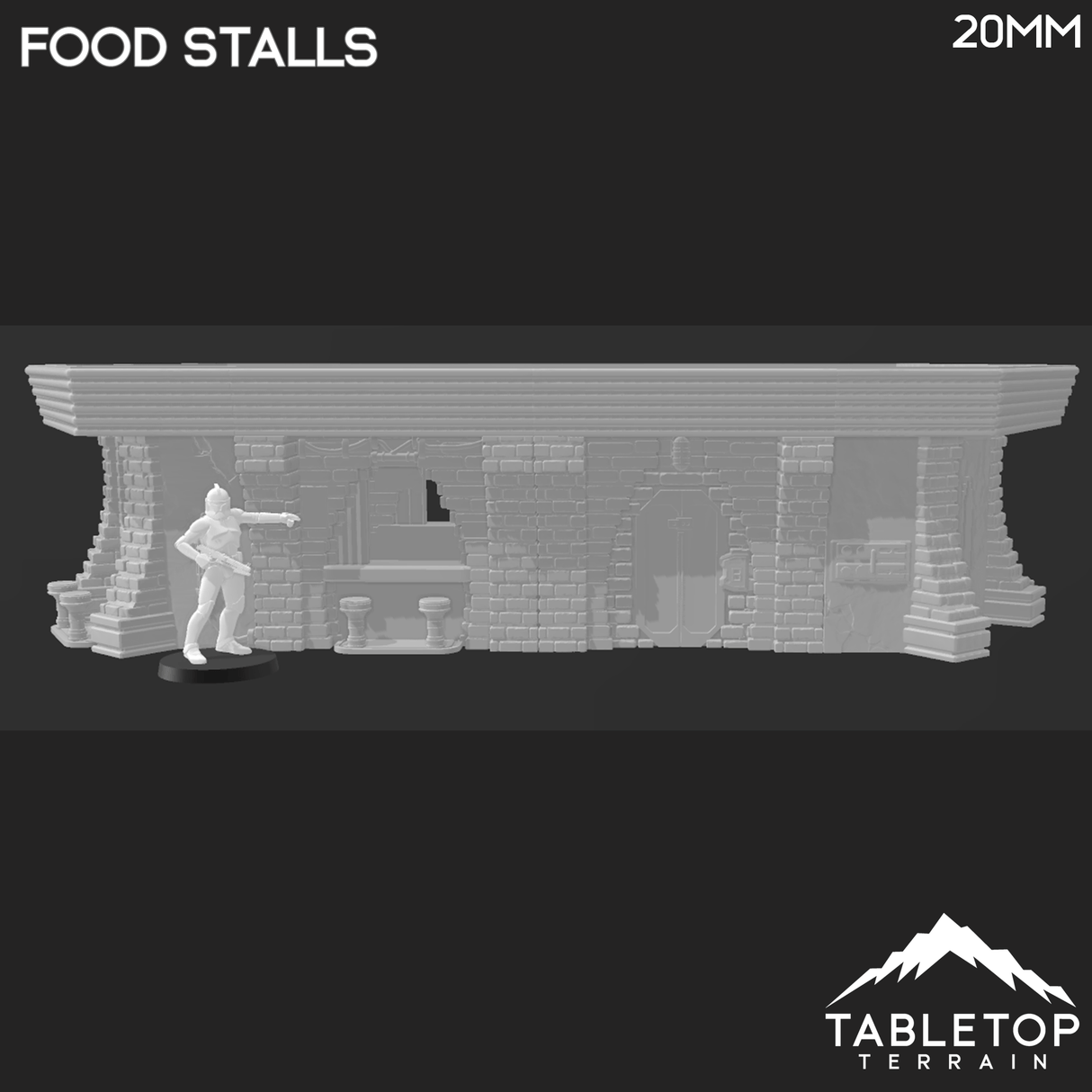 Tabletop Terrain Building Food Stalls - Ord Ferrum