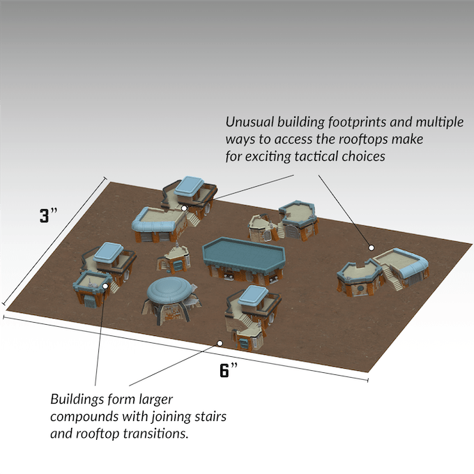 Tabletop Terrain Building Food Stalls - Ord Ferrum