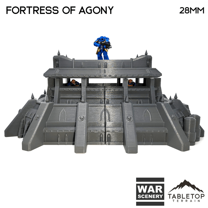 Tabletop Terrain Building Fortress of Agony - 40k Terrain