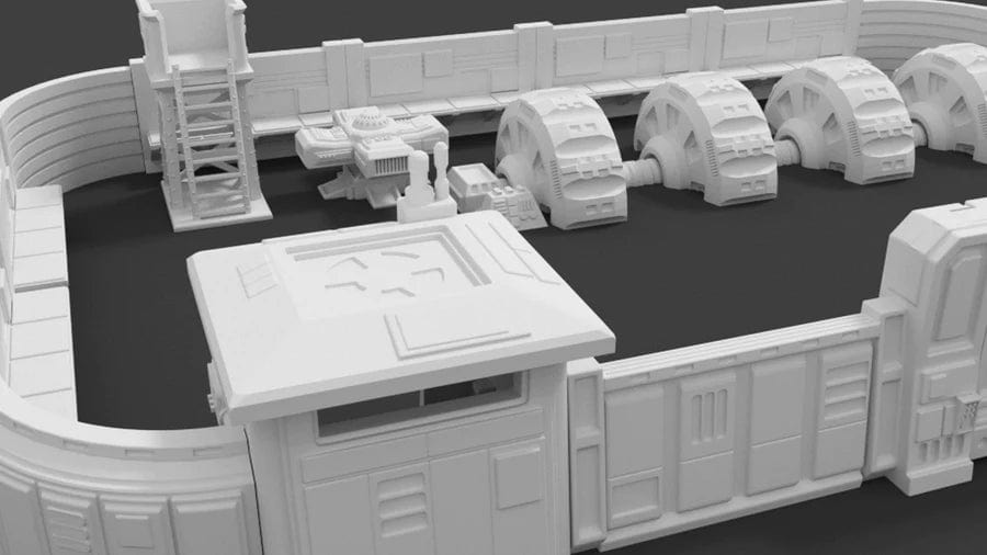 Tabletop Terrain Building Freedom Fighter's (Rebel) Compound - Star Wars Legion Terrain