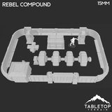 Tabletop Terrain Building Freedom Fighter's (Rebel) Compound - Star Wars Legion Terrain