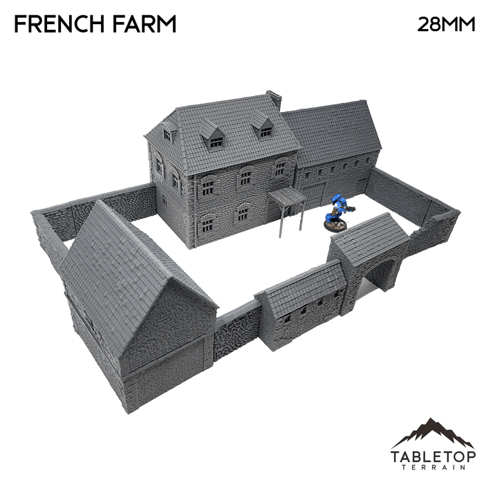 Tabletop Terrain Building French Farm - WWII - Building Tabletop Terrain