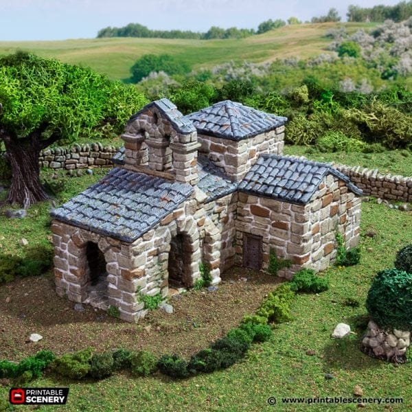 Tabletop Terrain Building French Mausoleum - Country & King - Fantasy Historical Building