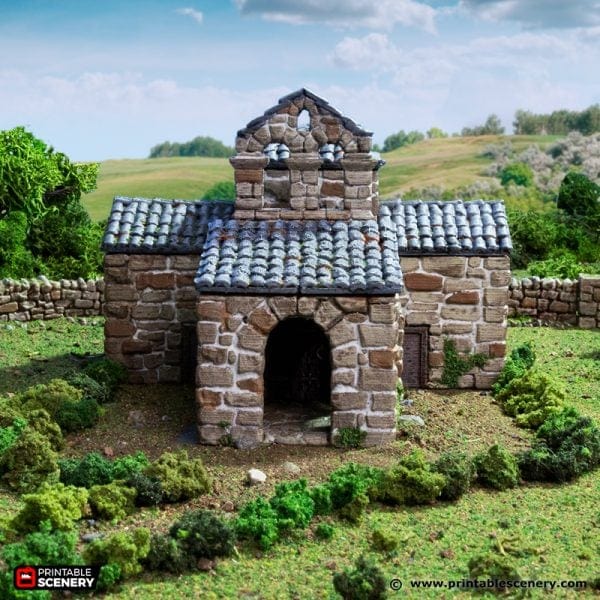 Tabletop Terrain Building French Mausoleum - Country & King - Fantasy Historical Building Tabletop Terrain