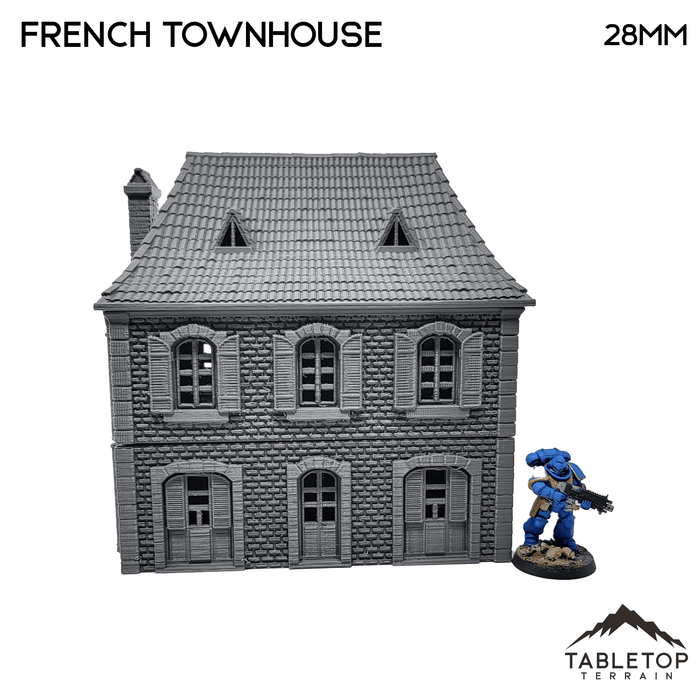 Tabletop Terrain Building French Townhouse - WWII Building