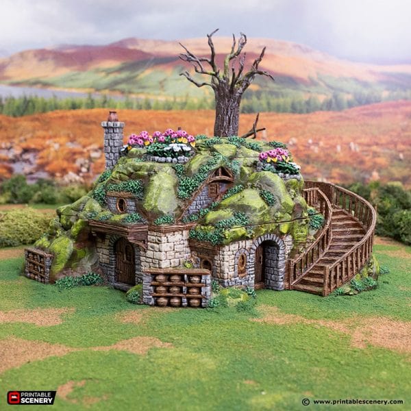 Tabletop Terrain Building Gardener's Guildhall - Rise of the Halflings - Fantasy Building