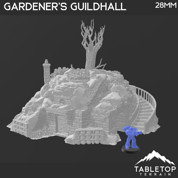 Tabletop Terrain Building Gardener's Guildhall - Rise of the Halflings - Fantasy Building Tabletop Terrain