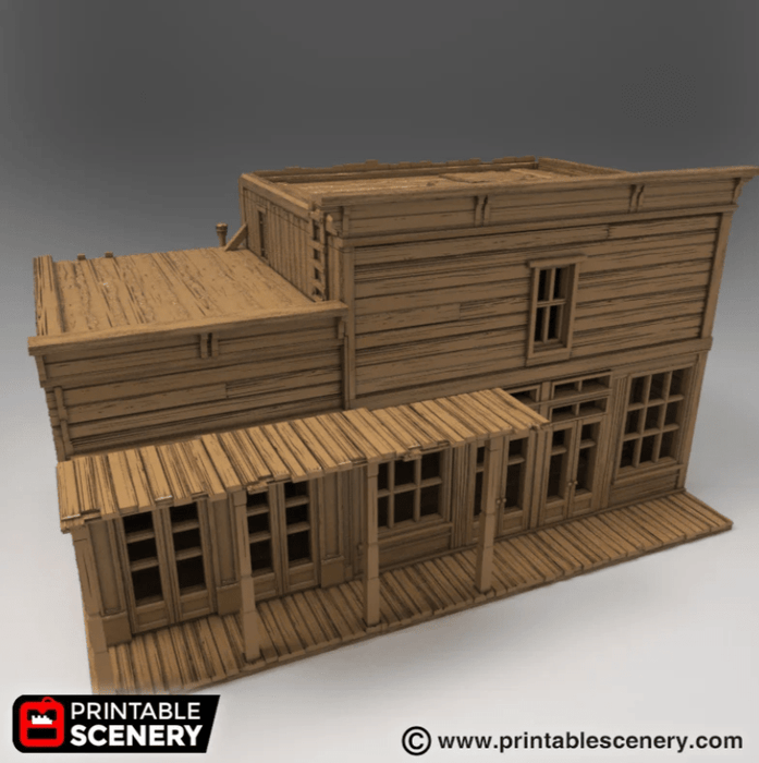 Tabletop Terrain Building General Store - Wild West Building