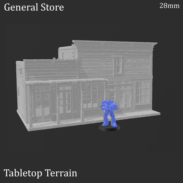 Tabletop Terrain Building General Store - Wild West Building