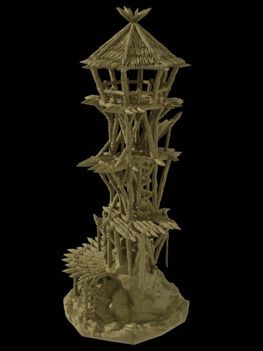 Tabletop Terrain Building Goblin Watchtower