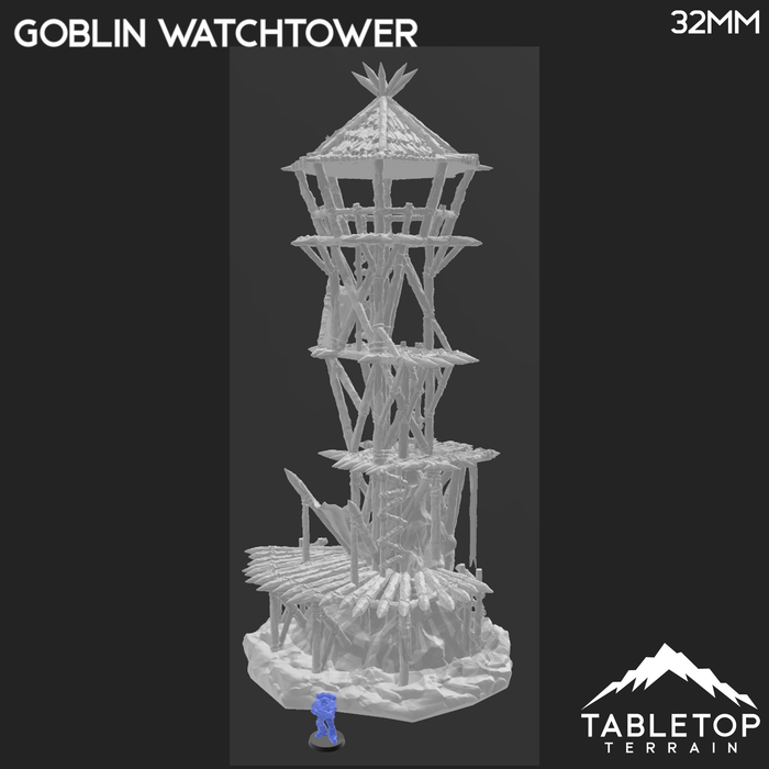 Tabletop Terrain Building Goblin Watchtower Tabletop Terrain
