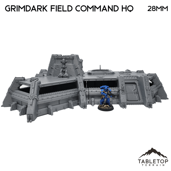 Tabletop Terrain Building Grimdark Field Command HQ Tabletop Terrain