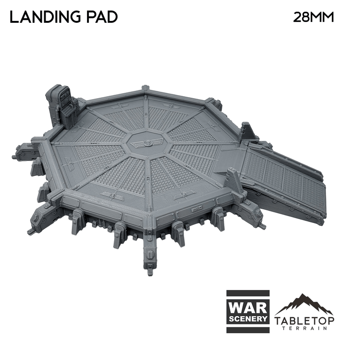 Tabletop Terrain Building Grimdark Landing Pad