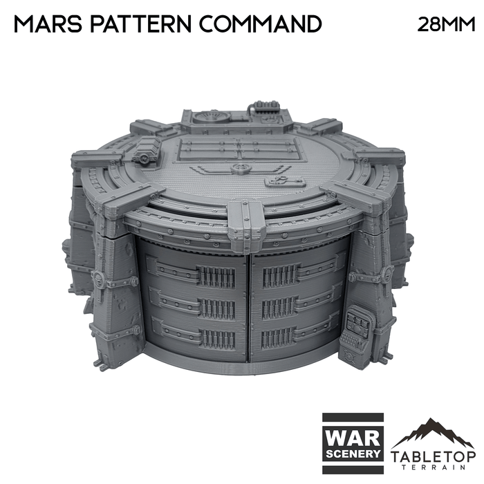 Tabletop Terrain Building Grimdark Mars Pattern Command Bunker