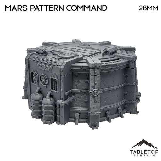 Tabletop Terrain Building Grimdark Mars Pattern Command Bunker