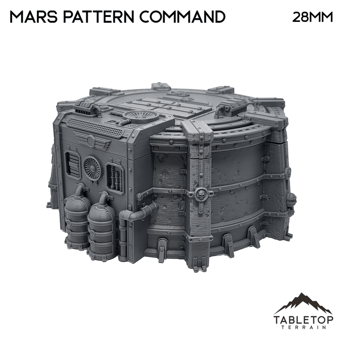 Grimdark Mars Pattern Command Bunker — Tabletop Terrain