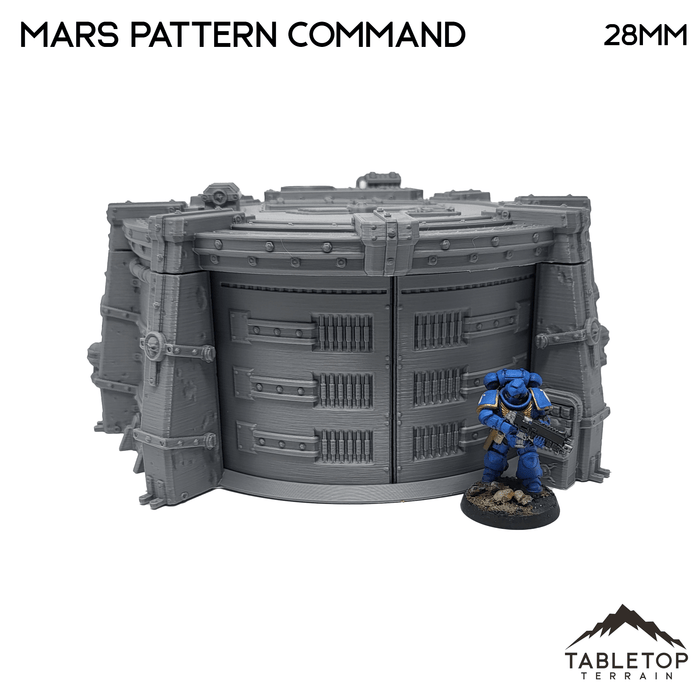 Tabletop Terrain Building Grimdark Mars Pattern Command Bunker