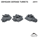 Tabletop Terrain Building Grimdark Perimeter Defense Turrets