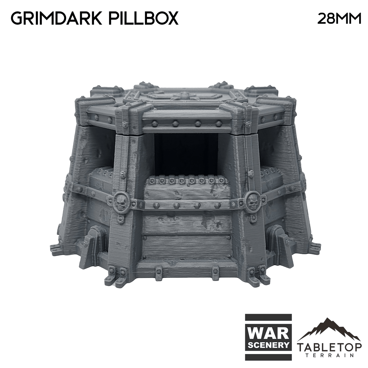 Tabletop Terrain Building Grimdark Pillbox