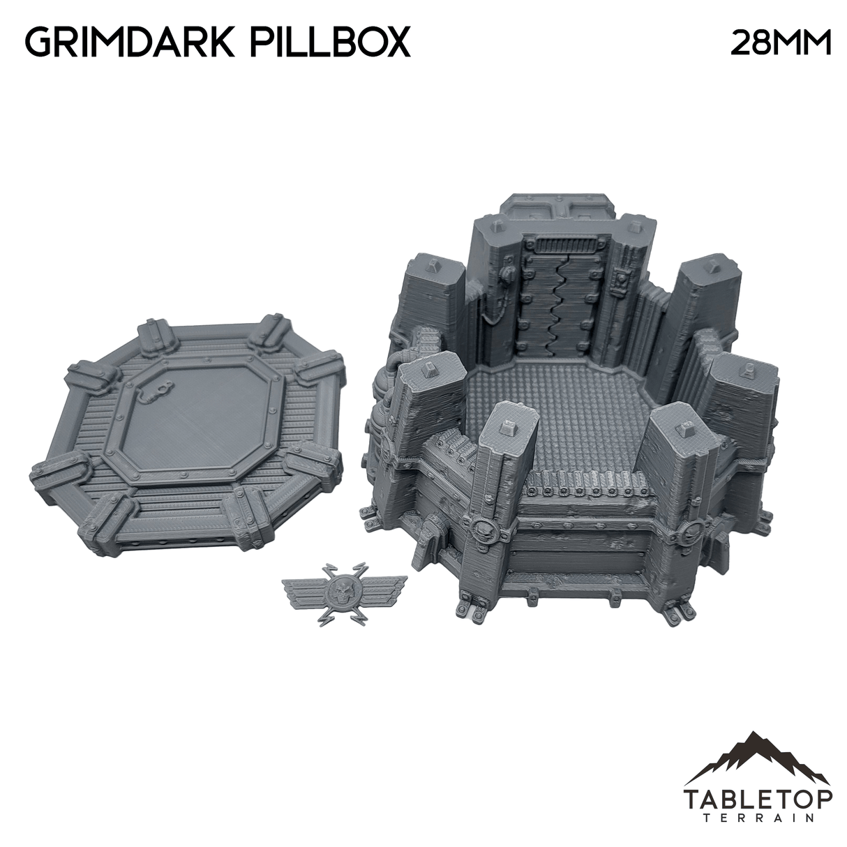 Tabletop Terrain Building Grimdark Pillbox