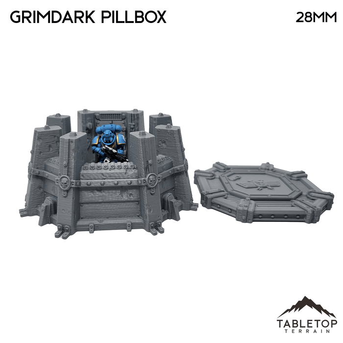 Tabletop Terrain Building Grimdark Pillbox