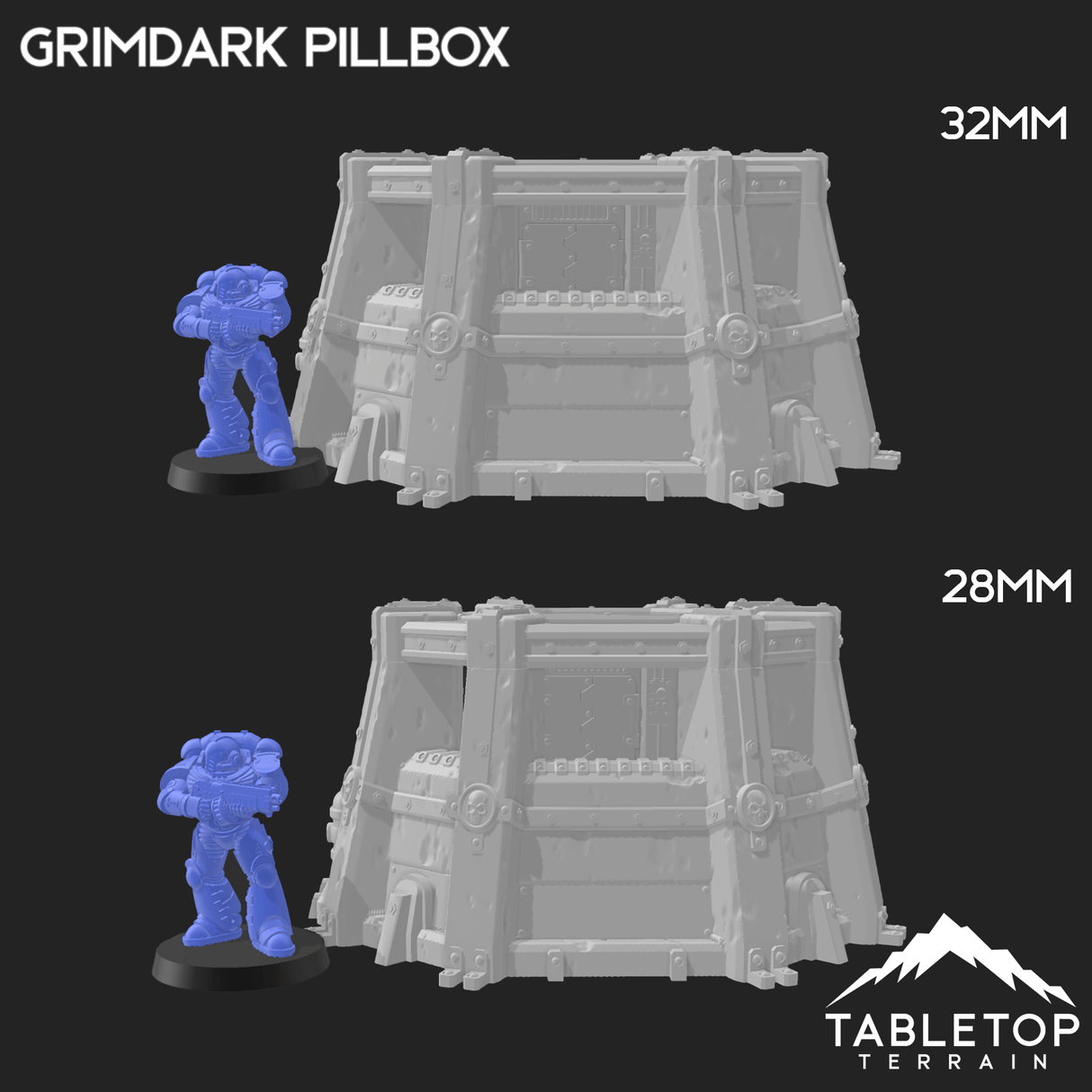 Tabletop Terrain Building Grimdark Pillbox