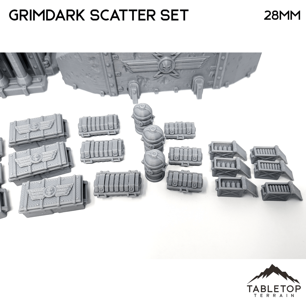 Tabletop Terrain Building Grimdark Scatter Set