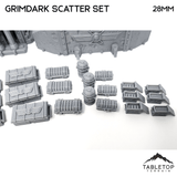 Tabletop Terrain Building Grimdark Scatter Set