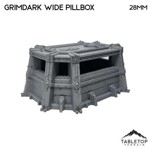 Tabletop Terrain Building Grimdark Wide Pillbox
