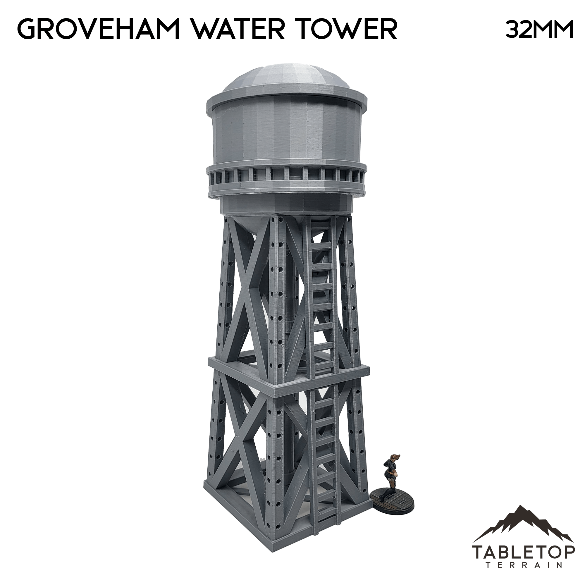Groveham Water Tower – Tabletop Terrain