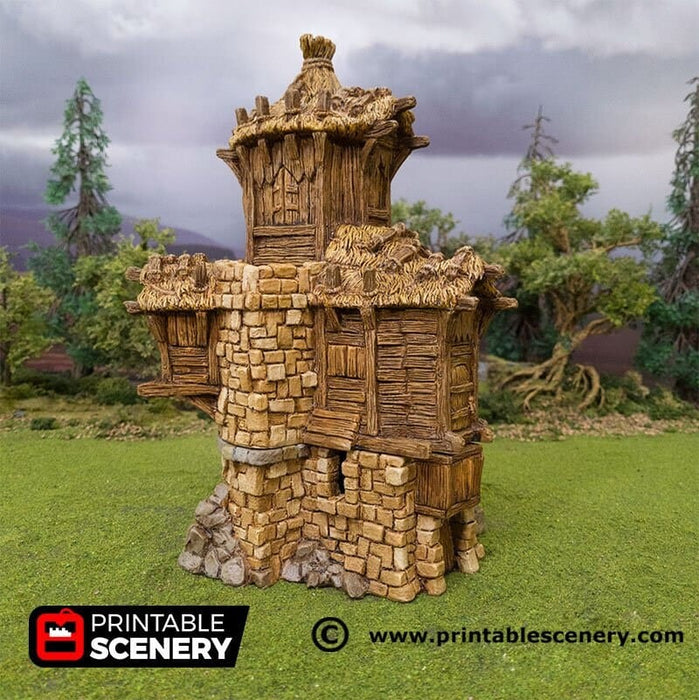 Tabletop Terrain Building Hagglethorn Barracks - Hagglethorn Hollow - Fantasy Building