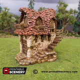 Tabletop Terrain Building Hagglethorn Cottage - Hagglethorn Hollow - Fantasy Building