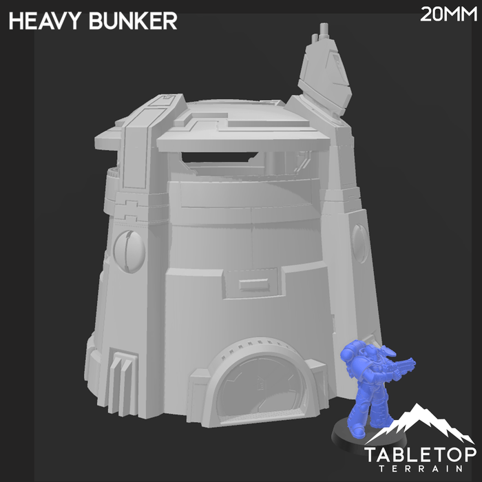Tabletop Terrain Building Heavy Bunker - Tau 40k Building