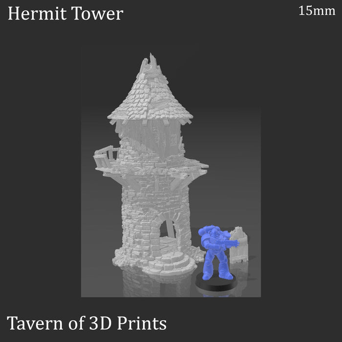 Tabletop Terrain Building Hermit Tower - Fantasy Building Tabletop Terrain
