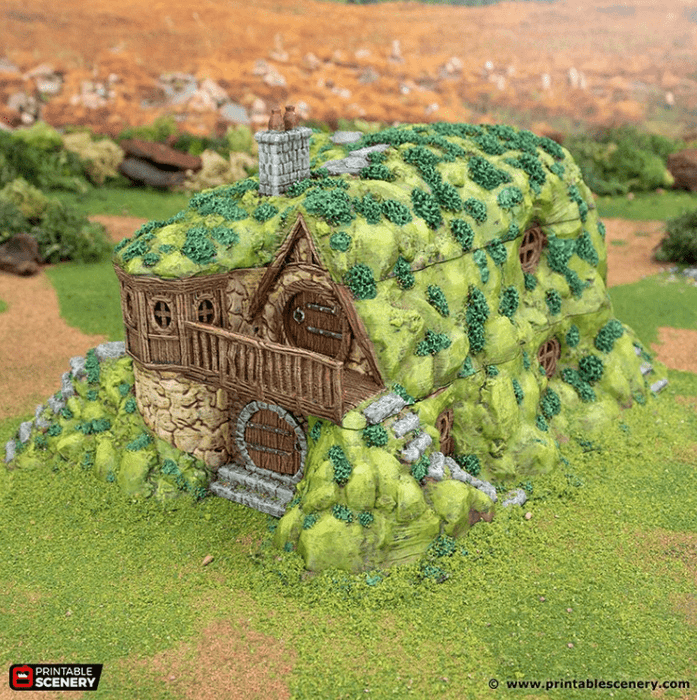 Tabletop Terrain Building Hillock Homestead - Rise of the Halflings - Fantasy Building