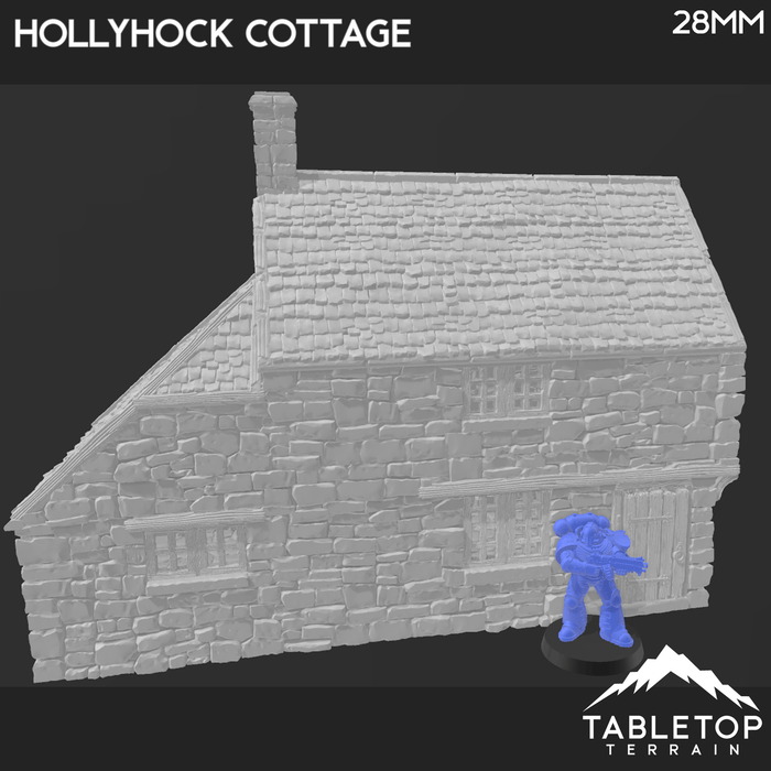 Tabletop Terrain Building Hollyhock Cottage - Country & King - Fantasy Historical Building