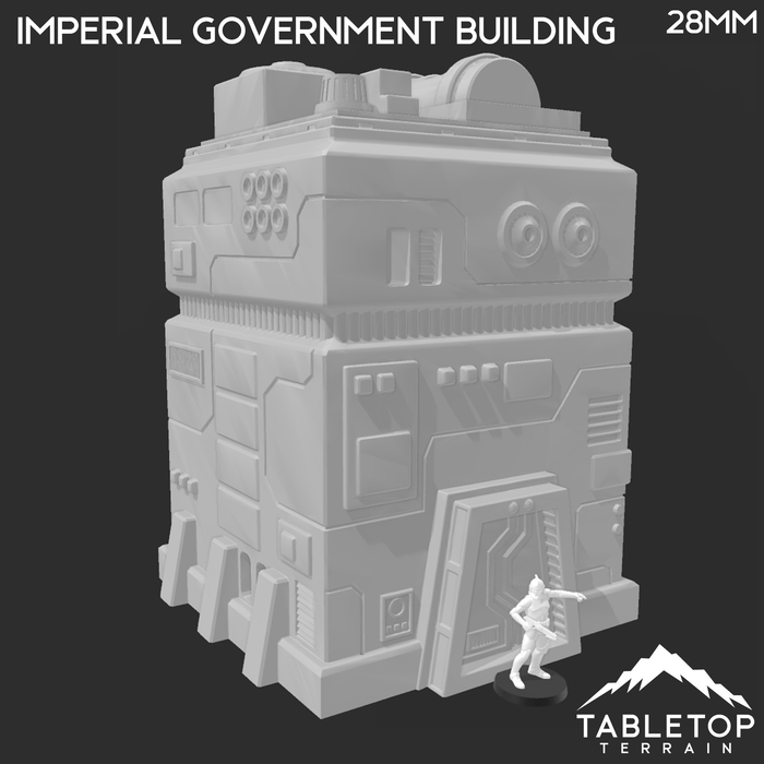 Tabletop Terrain Building Imperial Government Building - Star Wars Legion Building