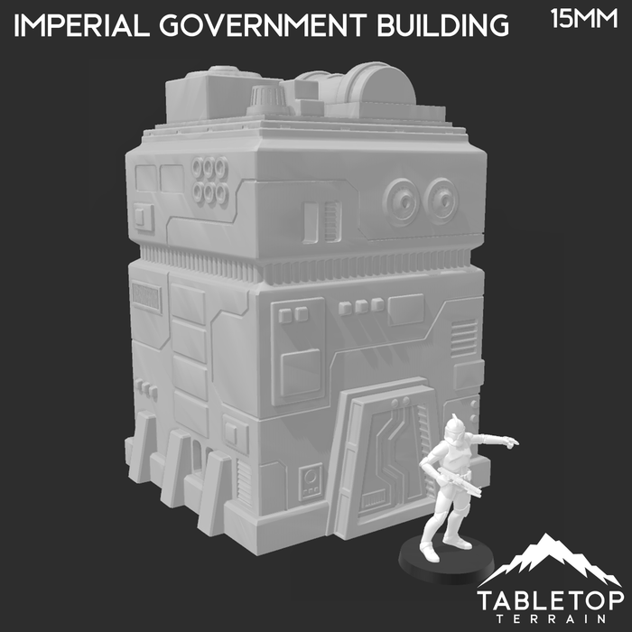 Tabletop Terrain Building Imperial Government Building - Star Wars Legion Building