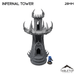 Tabletop Terrain Building Infernal Tower - Fantasy Demon Building Tabletop Terrain