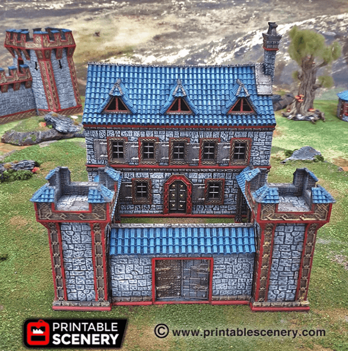 Tabletop Terrain Building Ironhelm Barracks - Fantasy Building