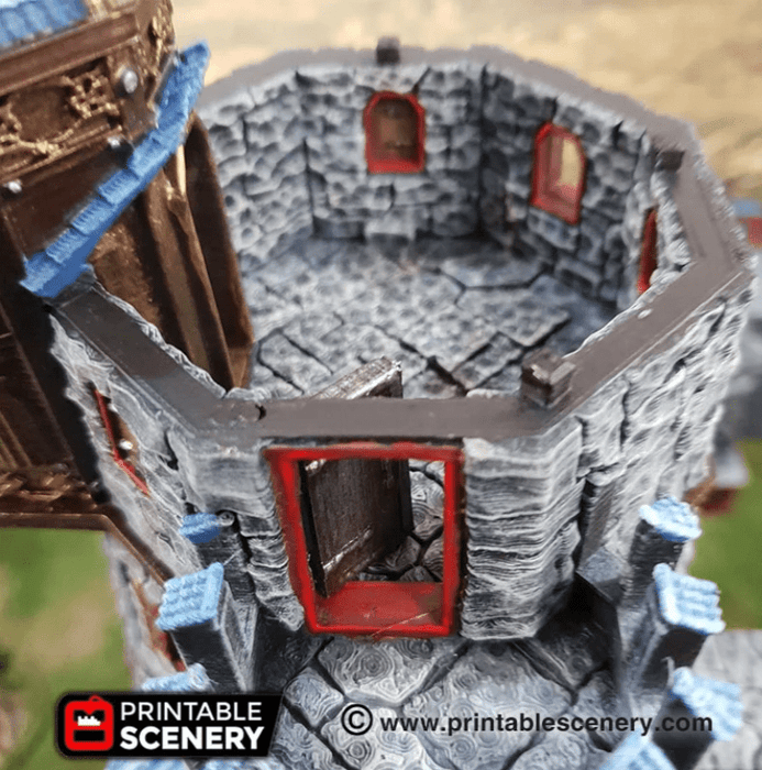 Tabletop Terrain Building Ironhelm Fortress - Fantasy Building
