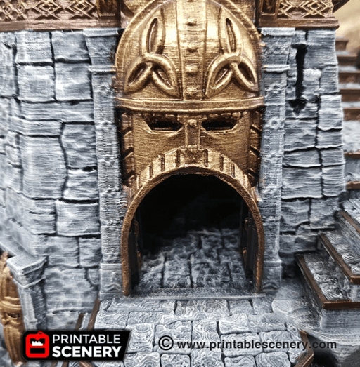 Tabletop Terrain Building Ironhelm Fortress - Fantasy Building Tabletop Terrain