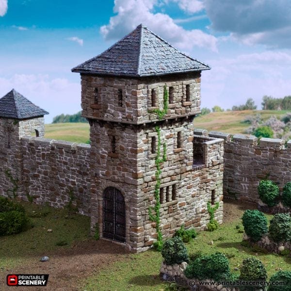 Tabletop Terrain Building King's Gate - Country & King - Fantasy Historical Building