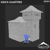 Tabletop Terrain Building King's Quarters - Country & King - Fantasy Historical Building