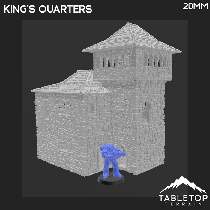 Tabletop Terrain Building King's Quarters - Country & King - Fantasy Historical Building