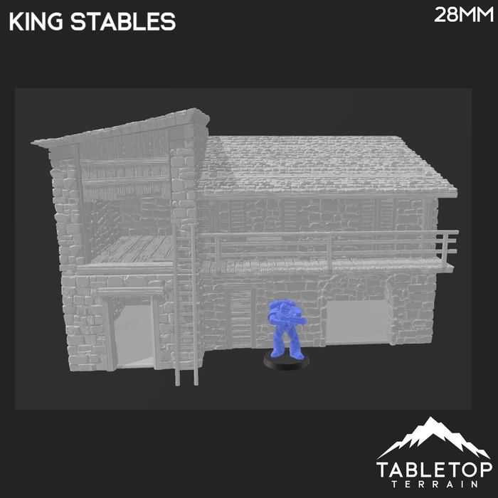 Tabletop Terrain Building King Stables - Country & King - Fantasy Historical Building