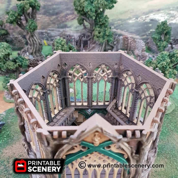 Tabletop Terrain Building Library of Ithillia - Elven Fantasy Building