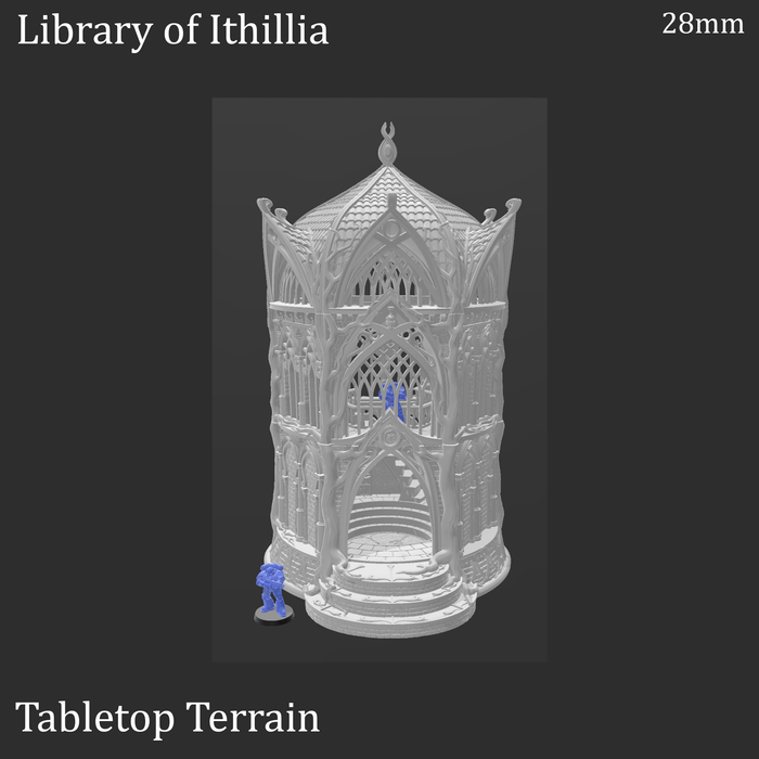 Tabletop Terrain Building Library of Ithillia - Elven Fantasy Building