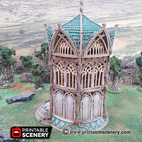 Tabletop Terrain Building Library of Ithillia - Elven Fantasy Building